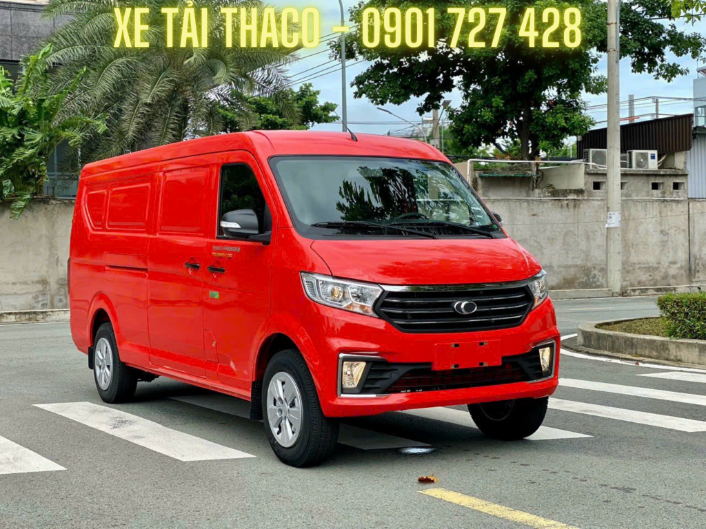 xe van tf480 sơn màu đỏ