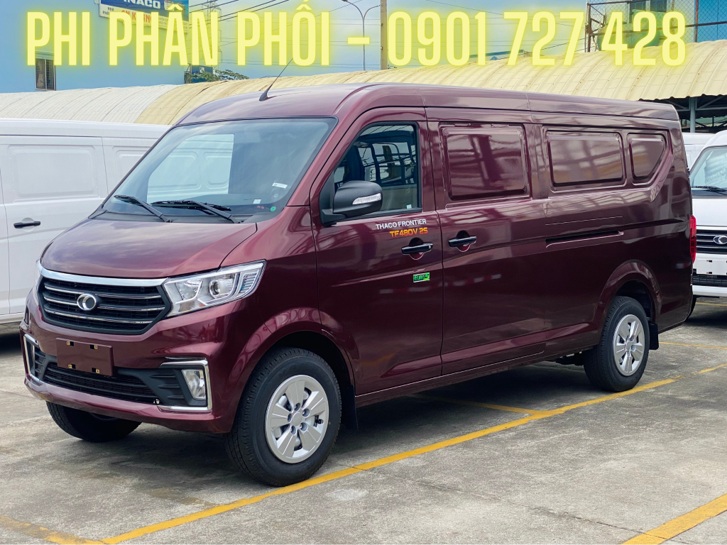 xe van thaco màu đỏ đậm (2)