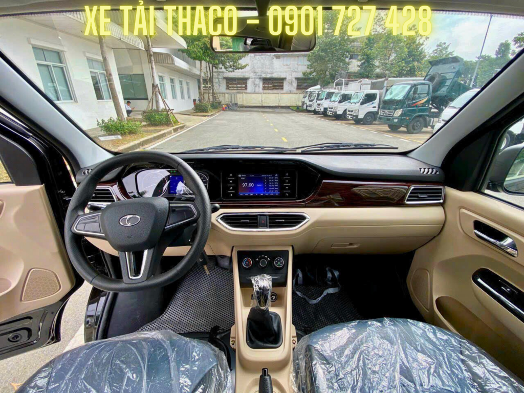 xe van thaco sơn màu đen tf480 2 chỗ 